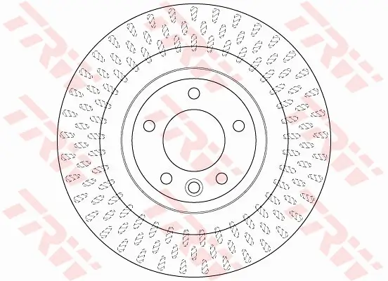 Bremsscheibe Hinterachse TRW DF6528S