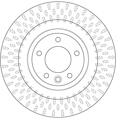 Bremsscheibe Hinterachse TRW DF6528S Bild Bremsscheibe Hinterachse TRW DF6528S