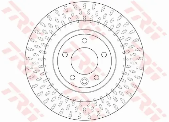Bremsscheibe Hinterachse TRW DF6528S Bild Bremsscheibe Hinterachse TRW DF6528S