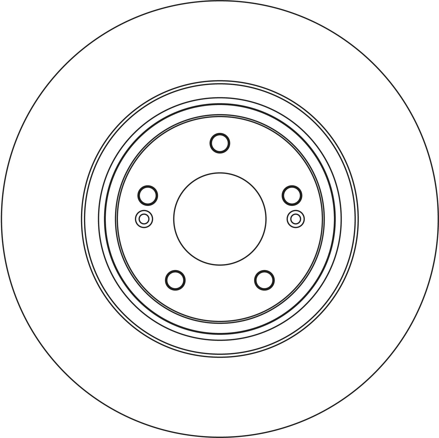 Bremsscheibe Vorderachse TRW DF6538S