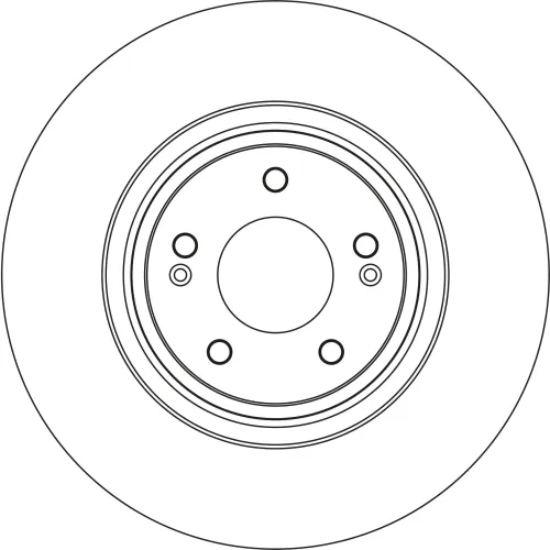 Bremsscheibe Vorderachse TRW DF6538S Bild Bremsscheibe Vorderachse TRW DF6538S