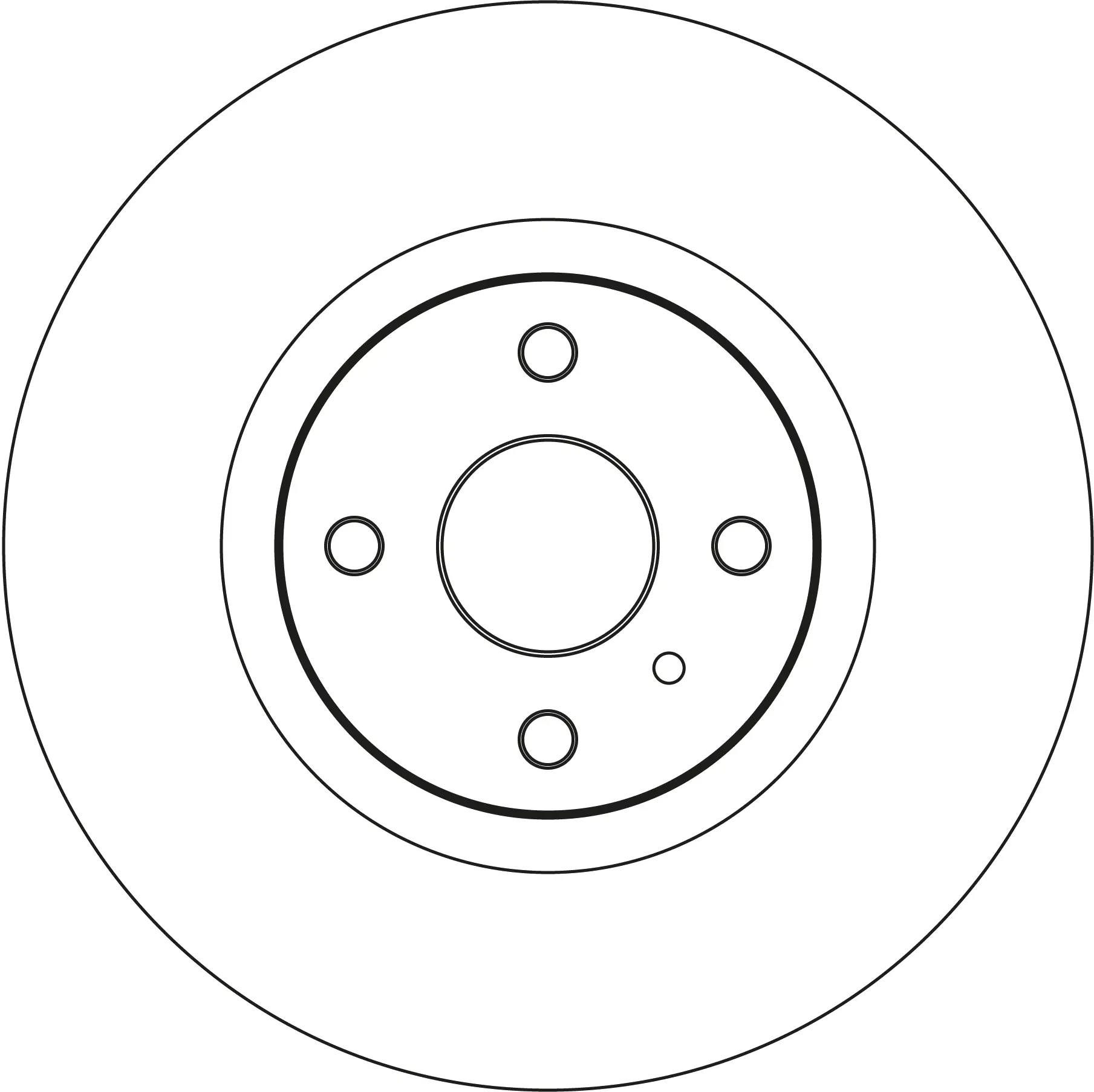 Bremsscheibe Vorderachse TRW DF6539