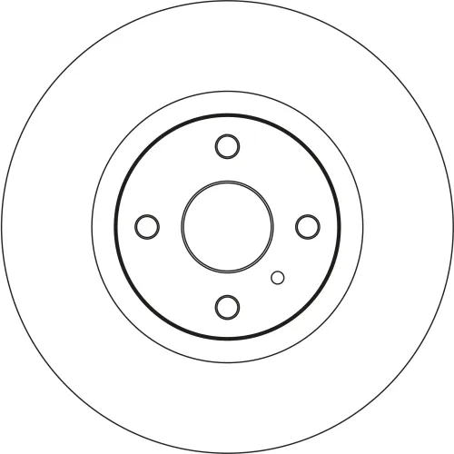Bremsscheibe Vorderachse TRW DF6539 Bild Bremsscheibe Vorderachse TRW DF6539