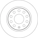 Bremsscheibe Hinterachse TRW DF6553