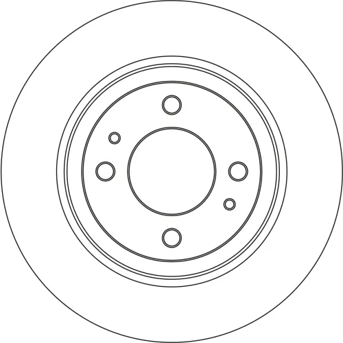 Bremsscheibe Vorderachse TRW DF6561 Bild Bremsscheibe Vorderachse TRW DF6561
