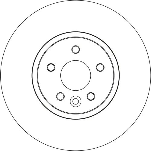 Bremsscheibe Vorderachse TRW DF6565S Bild Bremsscheibe Vorderachse TRW DF6565S