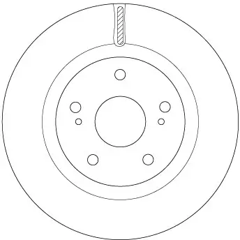 Bremsscheibe Vorderachse TRW DF6576