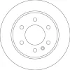 Bremsscheibe Hinterachse TRW DF6596S