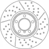 Bremsscheibe Vorderachse TRW DF6604S