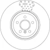 Bremsscheibe Vorderachse TRW DF6605S