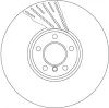 Bremsscheibe Vorderachse rechts TRW DF6623S Bild Bremsscheibe Vorderachse rechts TRW DF6623S