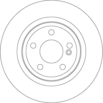Bremsscheibe Hinterachse TRW DF6634