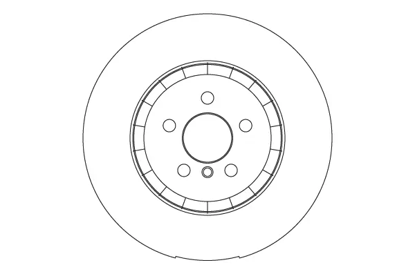 Bremsscheibe Vorderachse TRW DF6636S