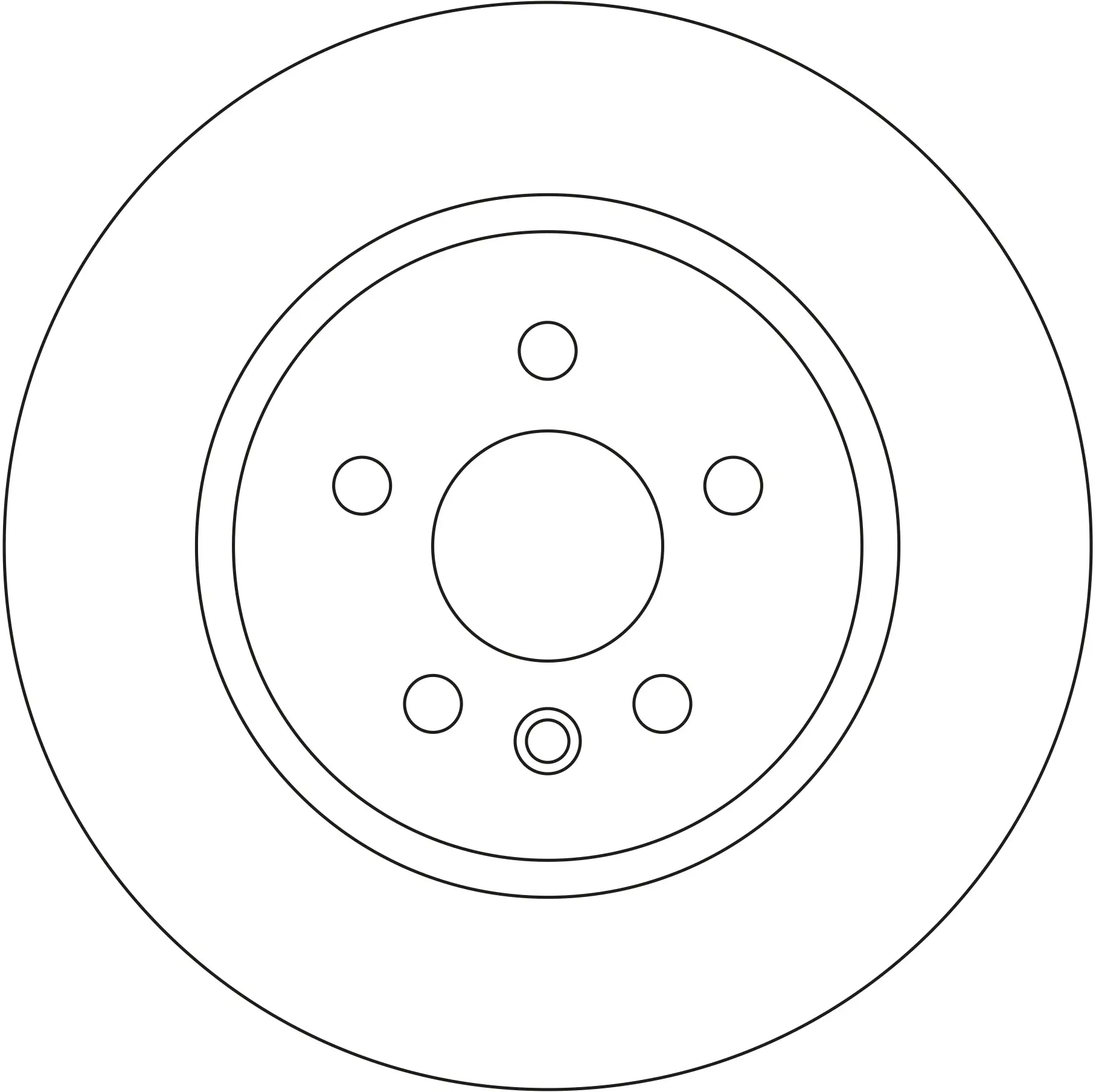Bremsscheibe Hinterachse TRW DF6681