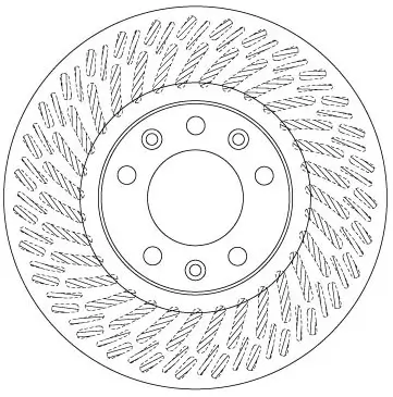 Bremsscheibe Vorderachse TRW DF6698 Bild Bremsscheibe Vorderachse TRW DF6698