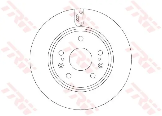 Bremsscheibe Vorderachse TRW DF6703