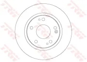 Bremsscheibe TRW DF6704
