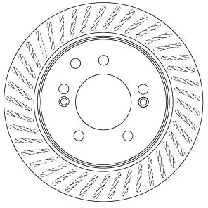 Bremsscheibe Hinterachse TRW DF6710 Bild Bremsscheibe Hinterachse TRW DF6710