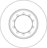 Bremsscheibe Hinterachse TRW DF6711