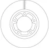 Bremsscheibe Vorderachse TRW DF6712 Bild Bremsscheibe Vorderachse TRW DF6712