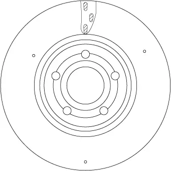 Bremsscheibe TRW DF6717S