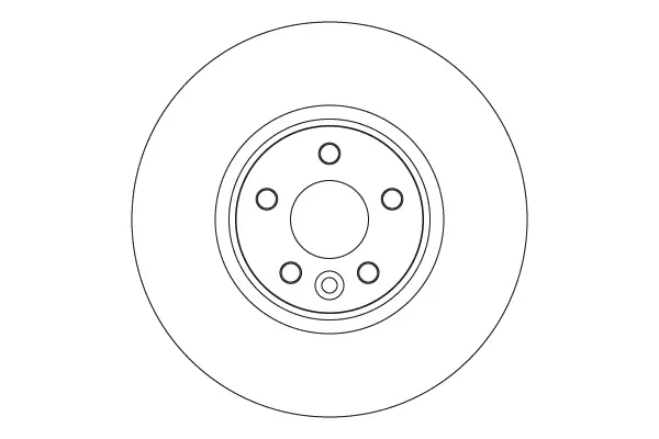 Bremsscheibe Vorderachse TRW DF6724S