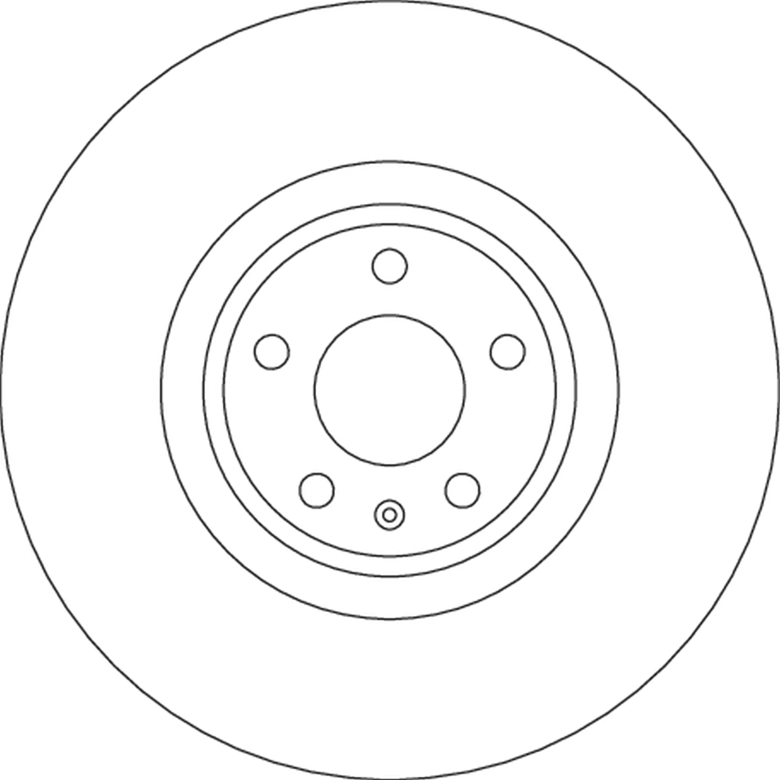 Bremsscheibe Vorderachse TRW DF6729S