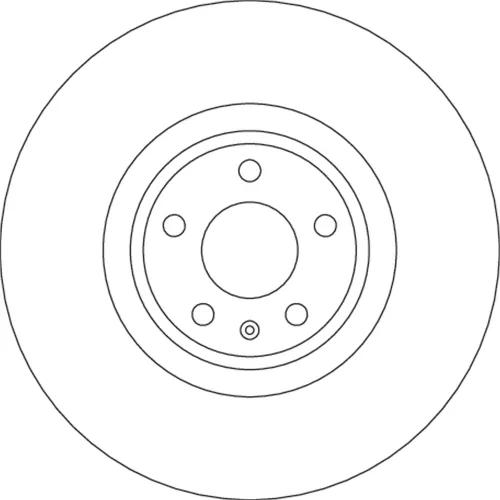 Bremsscheibe Vorderachse TRW DF6729S Bild Bremsscheibe Vorderachse TRW DF6729S