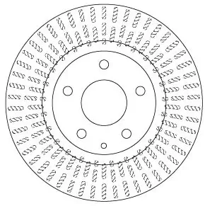 Bremsscheibe Vorderachse TRW DF6731 Bild Bremsscheibe Vorderachse TRW DF6731