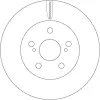 Bremsscheibe Vorderachse TRW DF6734