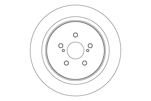 Bremsscheibe Hinterachse TRW DF6746