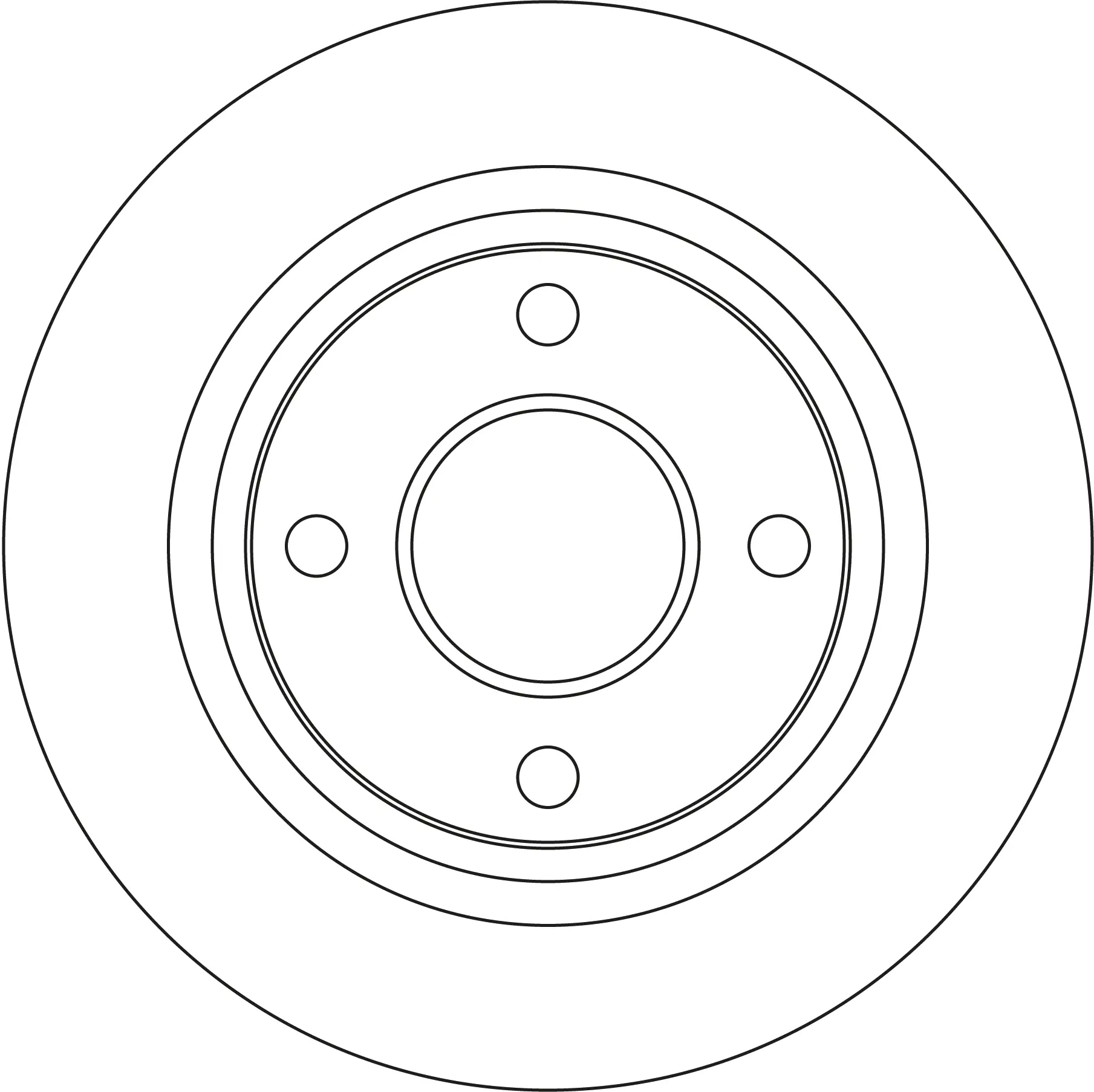 Bremsscheibe Hinterachse TRW DF6759