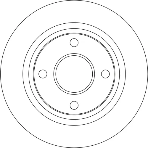 Bremsscheibe Hinterachse TRW DF6759 Bild Bremsscheibe Hinterachse TRW DF6759