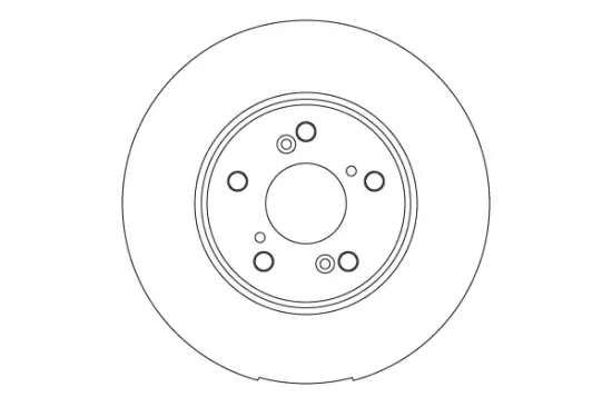 Bremsscheibe Vorderachse TRW DF6762S Bild Bremsscheibe Vorderachse TRW DF6762S