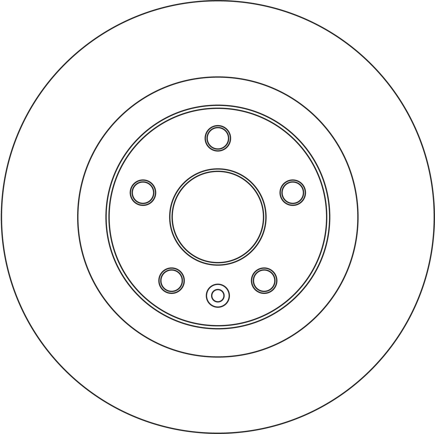 Bremsscheibe Vorderachse TRW DF6776S