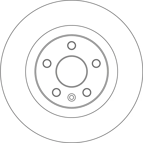Bremsscheibe Vorderachse TRW DF6776S Bild Bremsscheibe Vorderachse TRW DF6776S