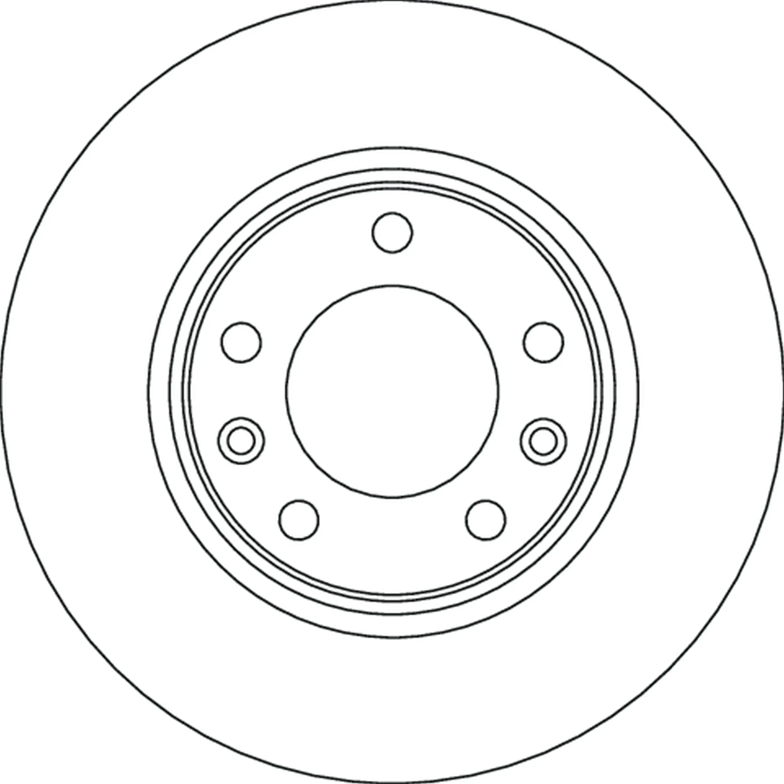Bremsscheibe Hinterachse TRW DF6780