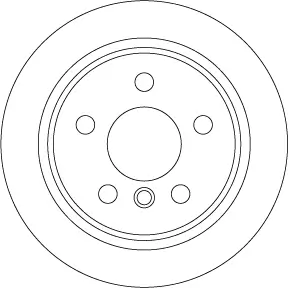 Bremsscheibe Hinterachse TRW DF6795