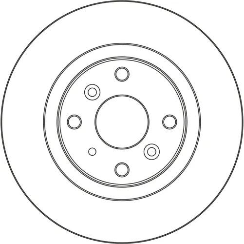 Bremsscheibe Hinterachse TRW DF6796 Bild Bremsscheibe Hinterachse TRW DF6796