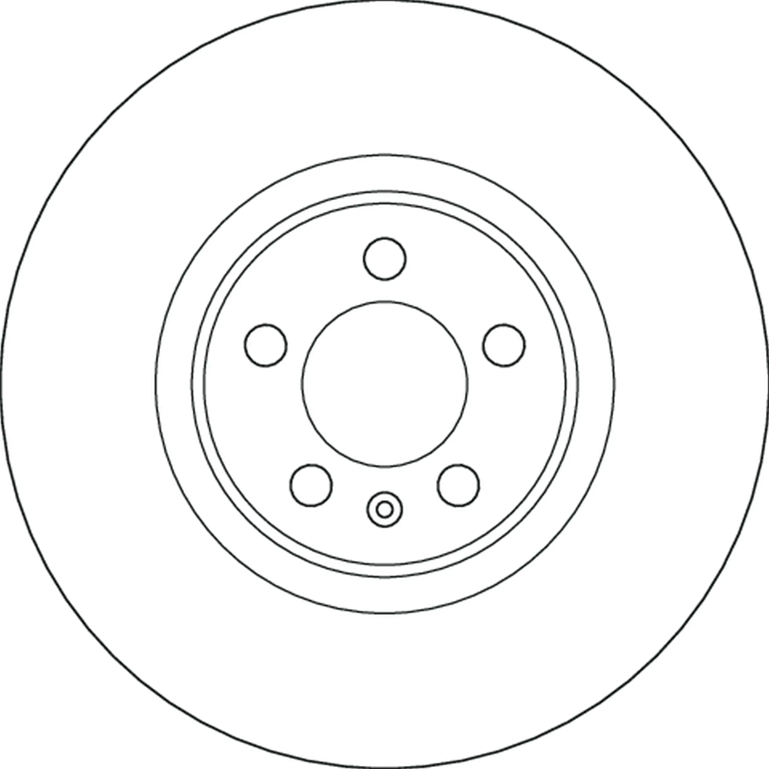 Bremsscheibe Vorderachse TRW DF6797S