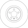 Bremsscheibe Vorderachse TRW DF6797S