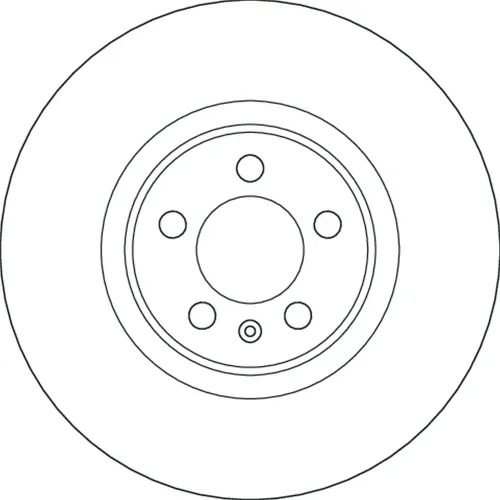 Bremsscheibe Vorderachse TRW DF6797S Bild Bremsscheibe Vorderachse TRW DF6797S