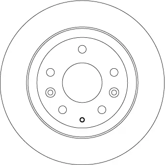Bremsscheibe Hinterachse TRW DF6807