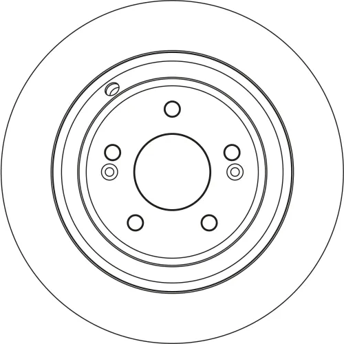 Bremsscheibe Hinterachse TRW DF6814 Bild Bremsscheibe Hinterachse TRW DF6814
