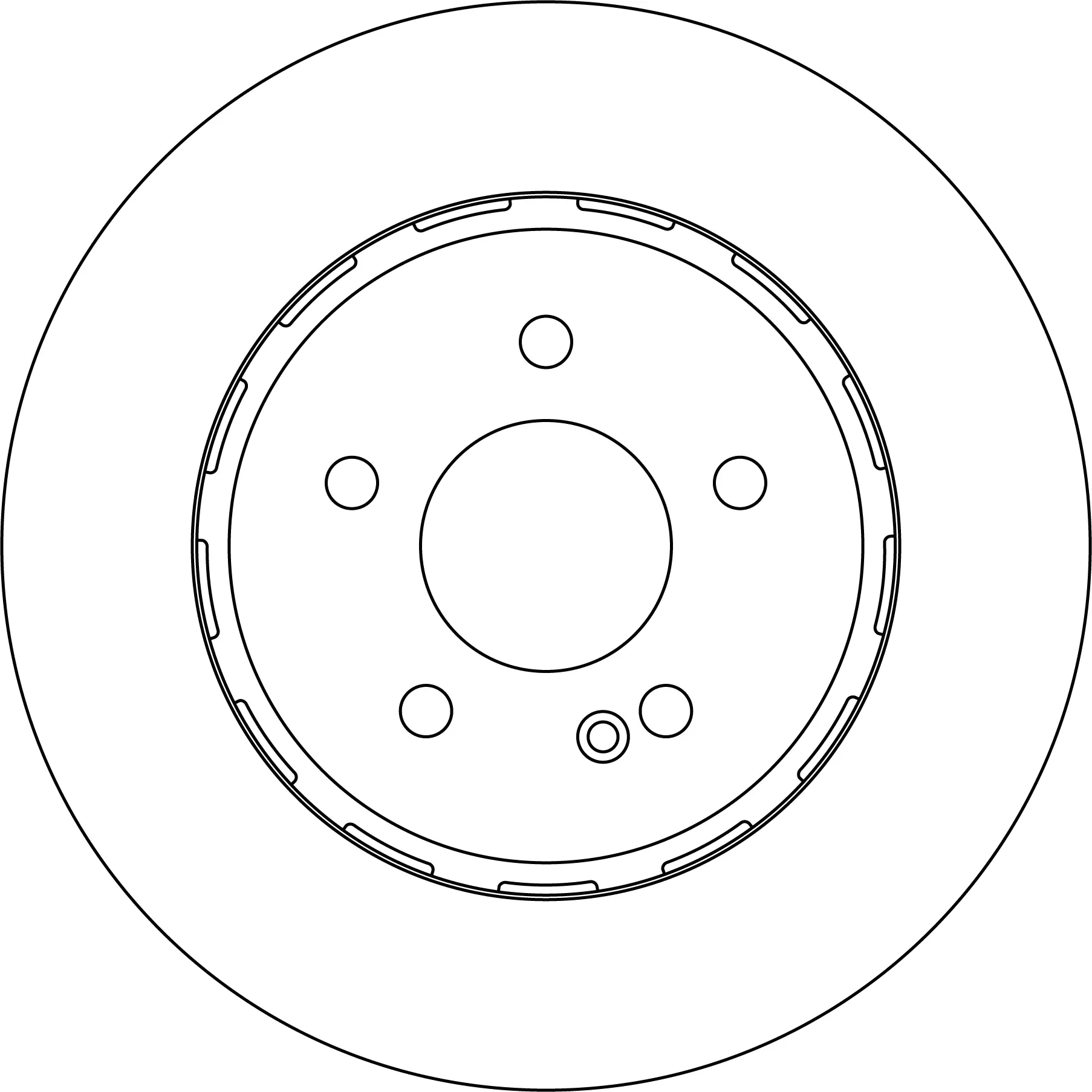 Bremsscheibe TRW DF6824