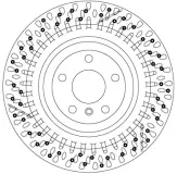 Bremsscheibe Hinterachse TRW DF6835S