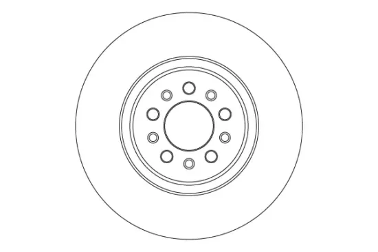 Bremsscheibe Vorderachse TRW DF6837S Bild Bremsscheibe Vorderachse TRW DF6837S