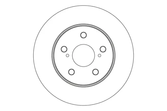 Bremsscheibe Vorderachse TRW DF6838 Bild Bremsscheibe Vorderachse TRW DF6838
