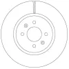 Bremsscheibe Vorderachse TRW DF6842