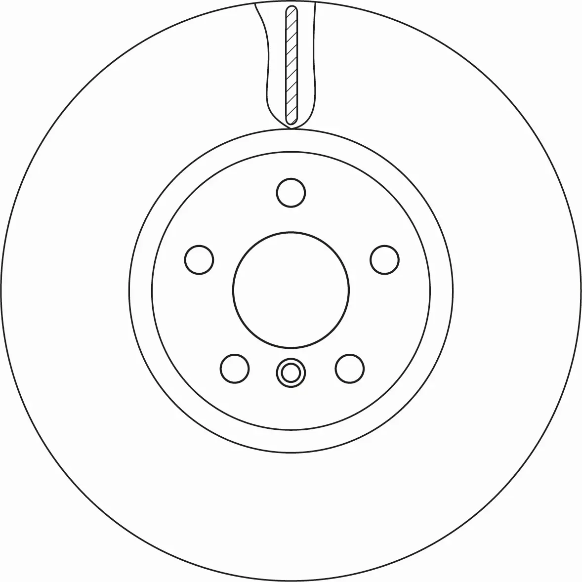 Bremsscheibe Vorderachse TRW DF6845S